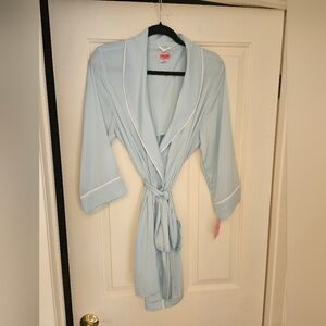 Kate Spade Blue Bridal Robe Happily Ever After - L/XL